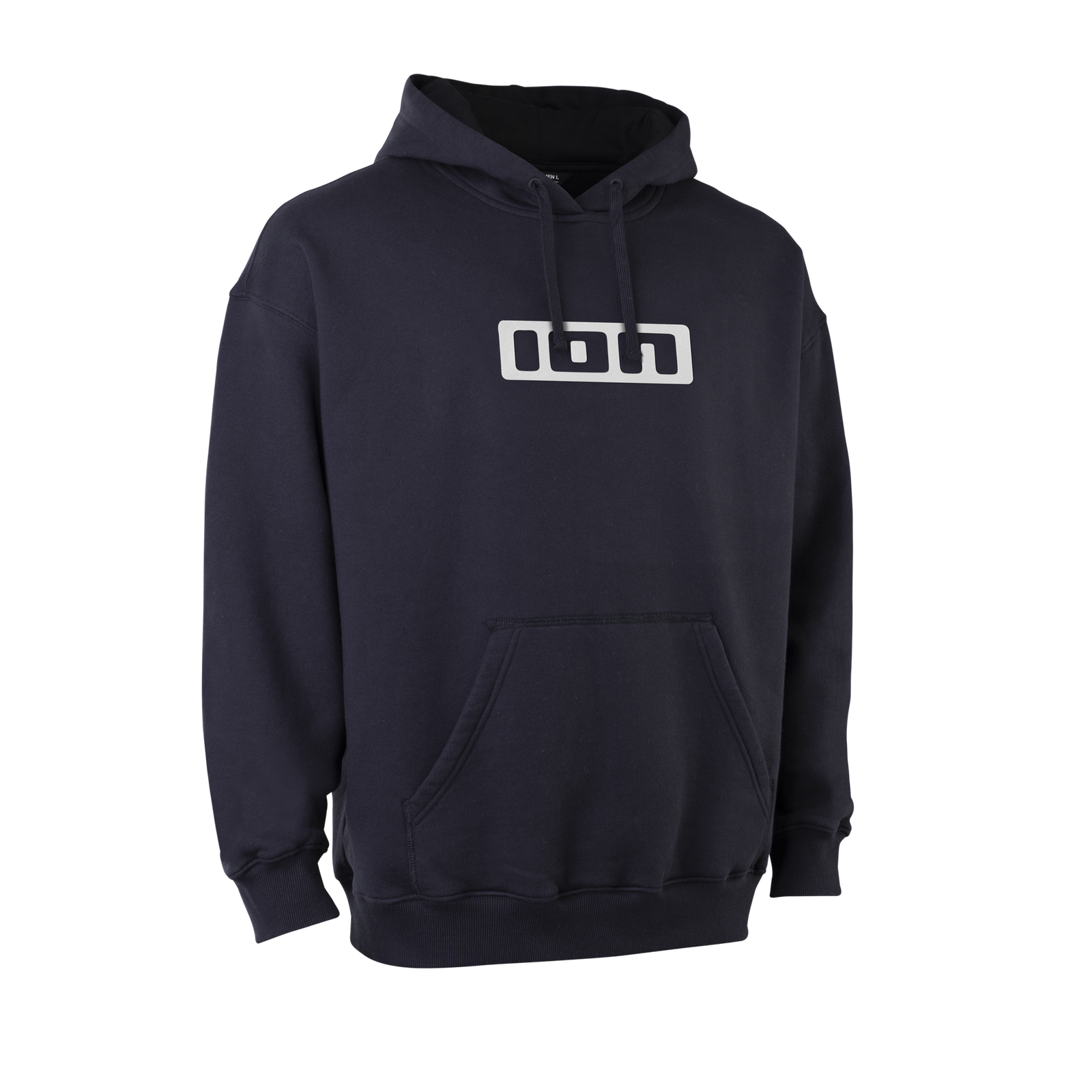 Sweat à capuche ION Ionic homme en bleu marine foncé avec logo 3D sur la poitrine