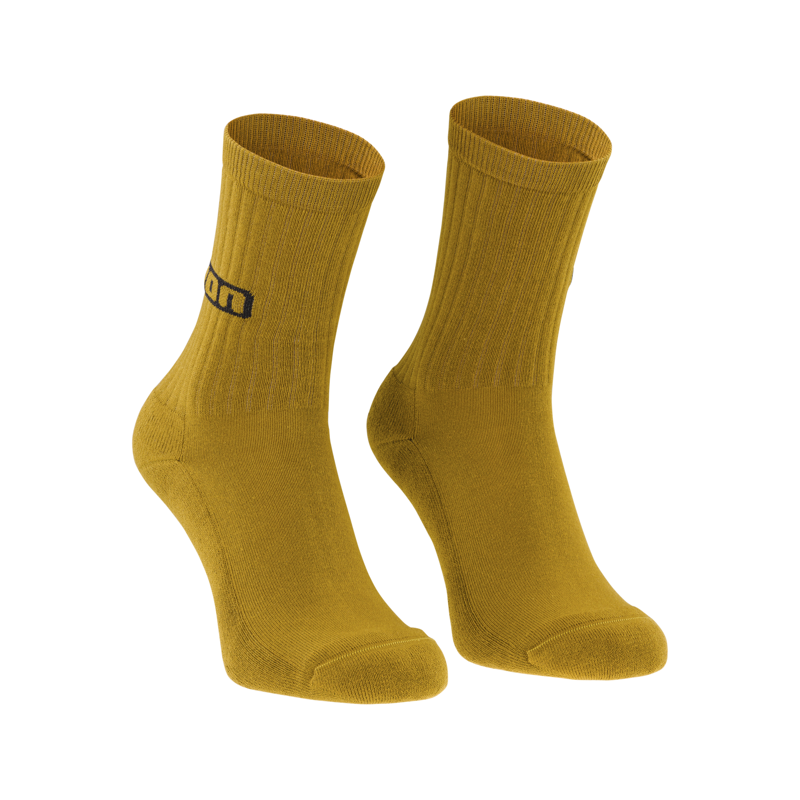 ION Ionic Long Socken unisex in senfgelb mit ION-Logo am Schaft