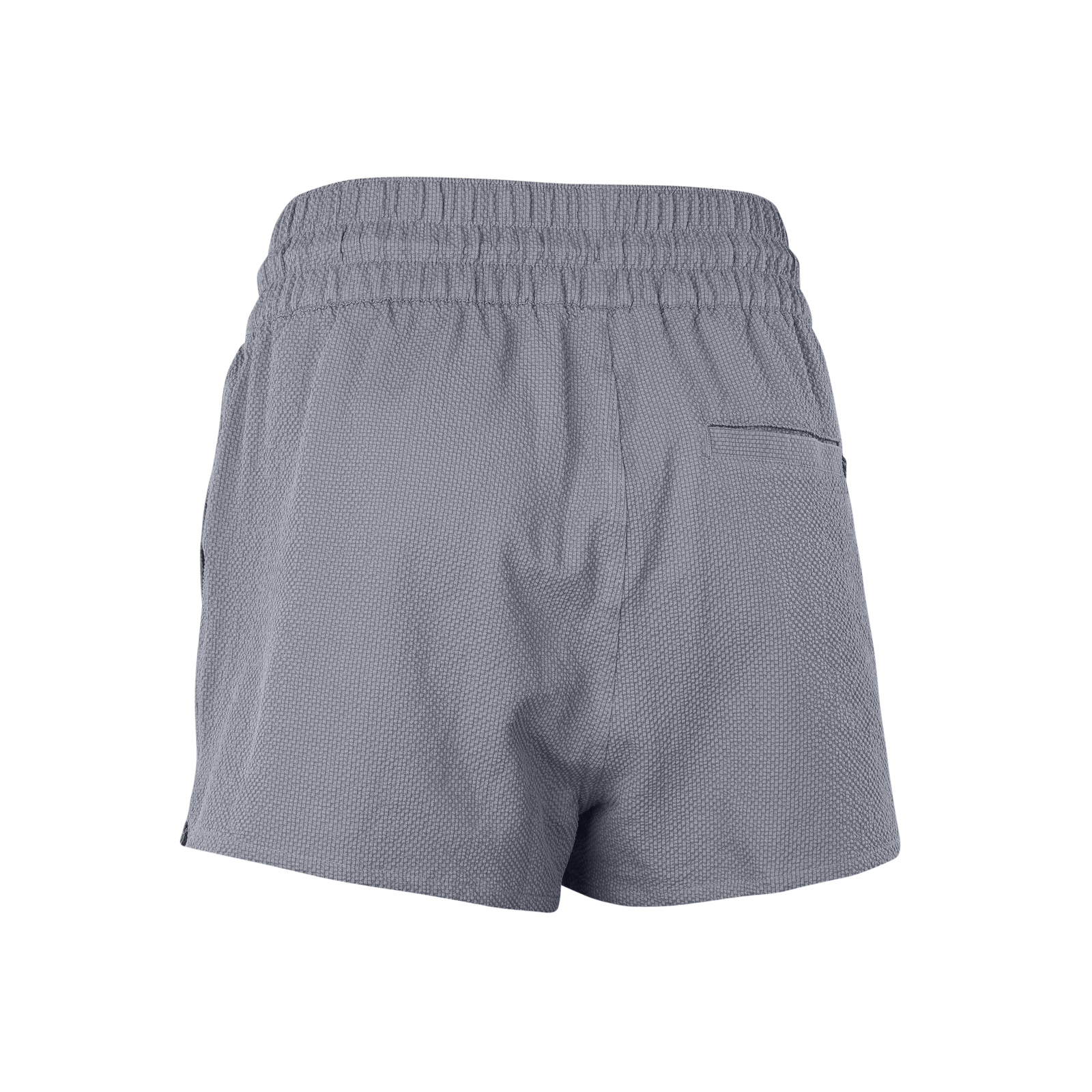 ION Water Tally women's board shorts 2.5" in slate grey with elastic waistband, back view