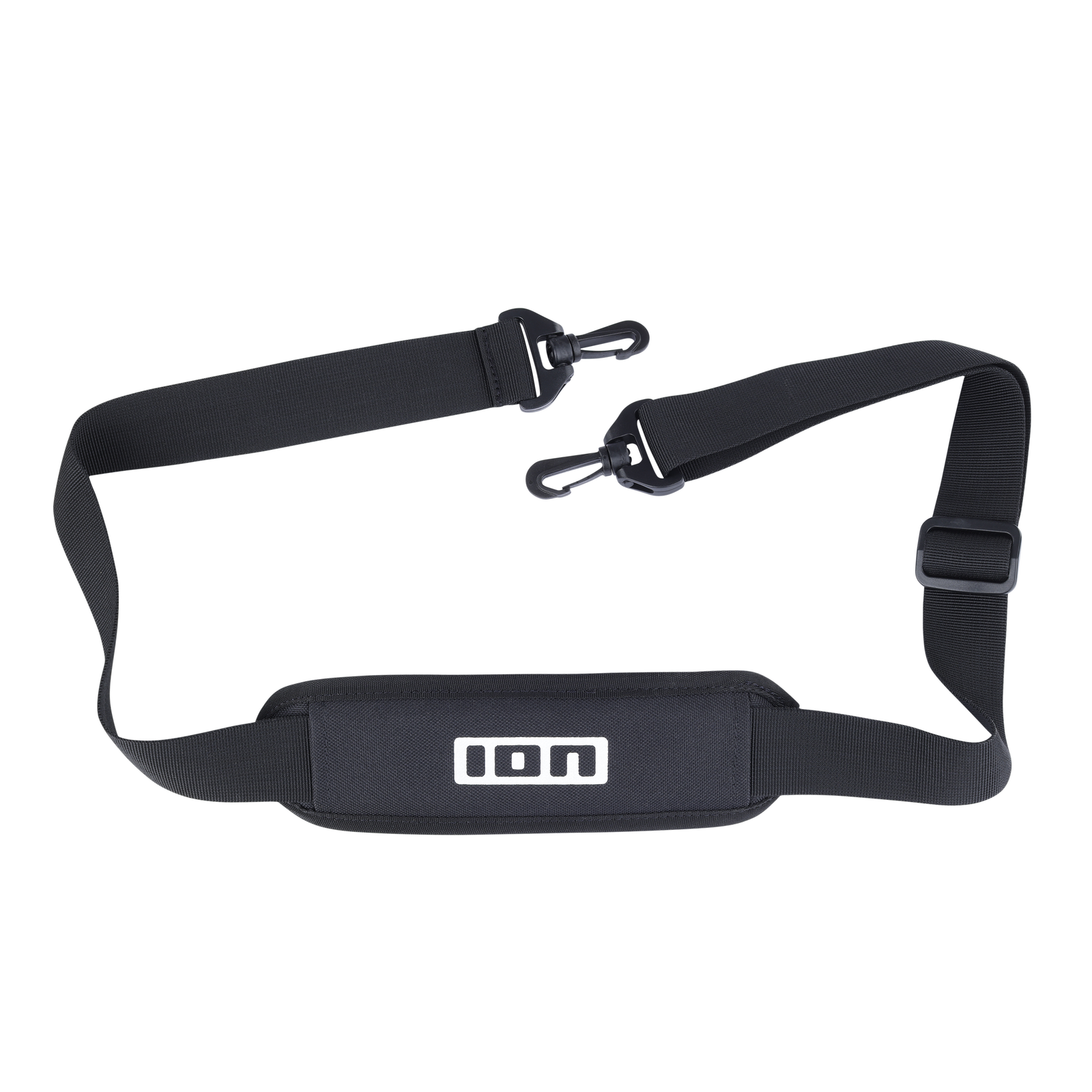 ION Shoulder Strap Core sangle d'épaule en noir avec rembourrage et crochets à pression