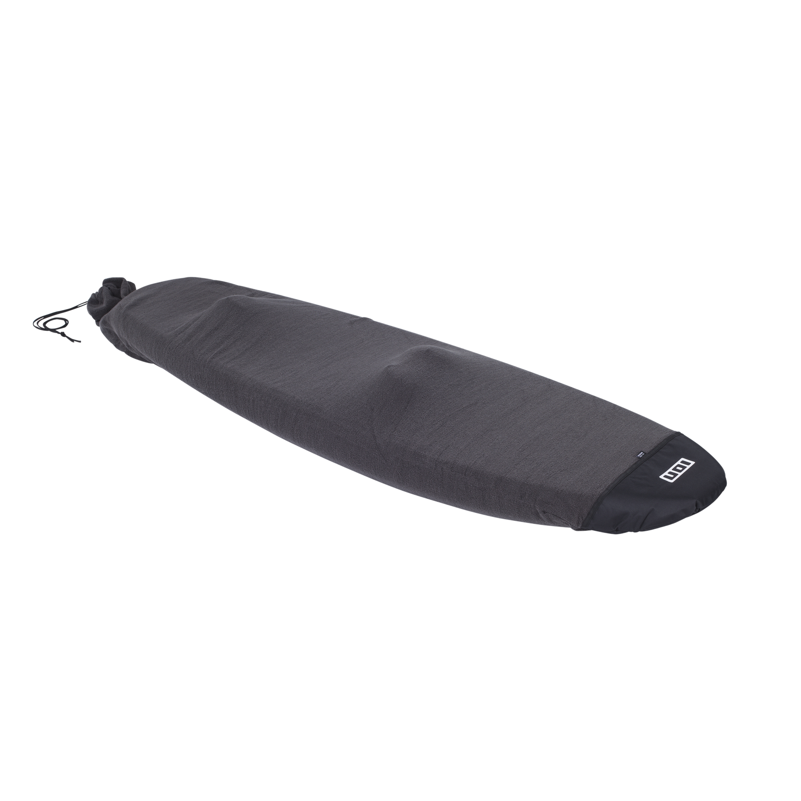 ION Wing Sock board sock 5'5 in dark charcoal grey with nose reinforcement and drawstring