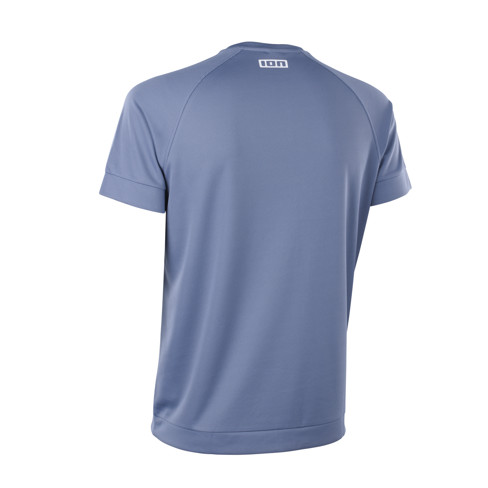 ION Wetshirt SS men short sleeve water shirt in slate blue – back view