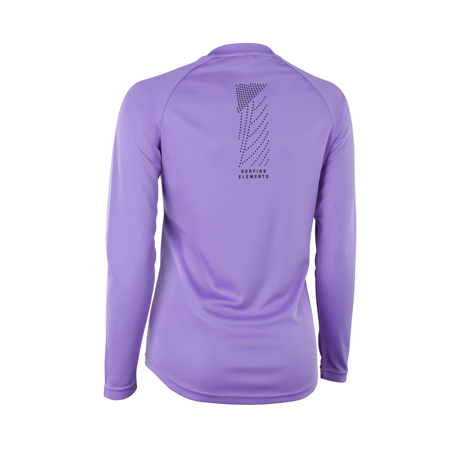 ION Water Wetshirt LS Damen Langarm-Rashguard in lavendel lila — Rückansicht