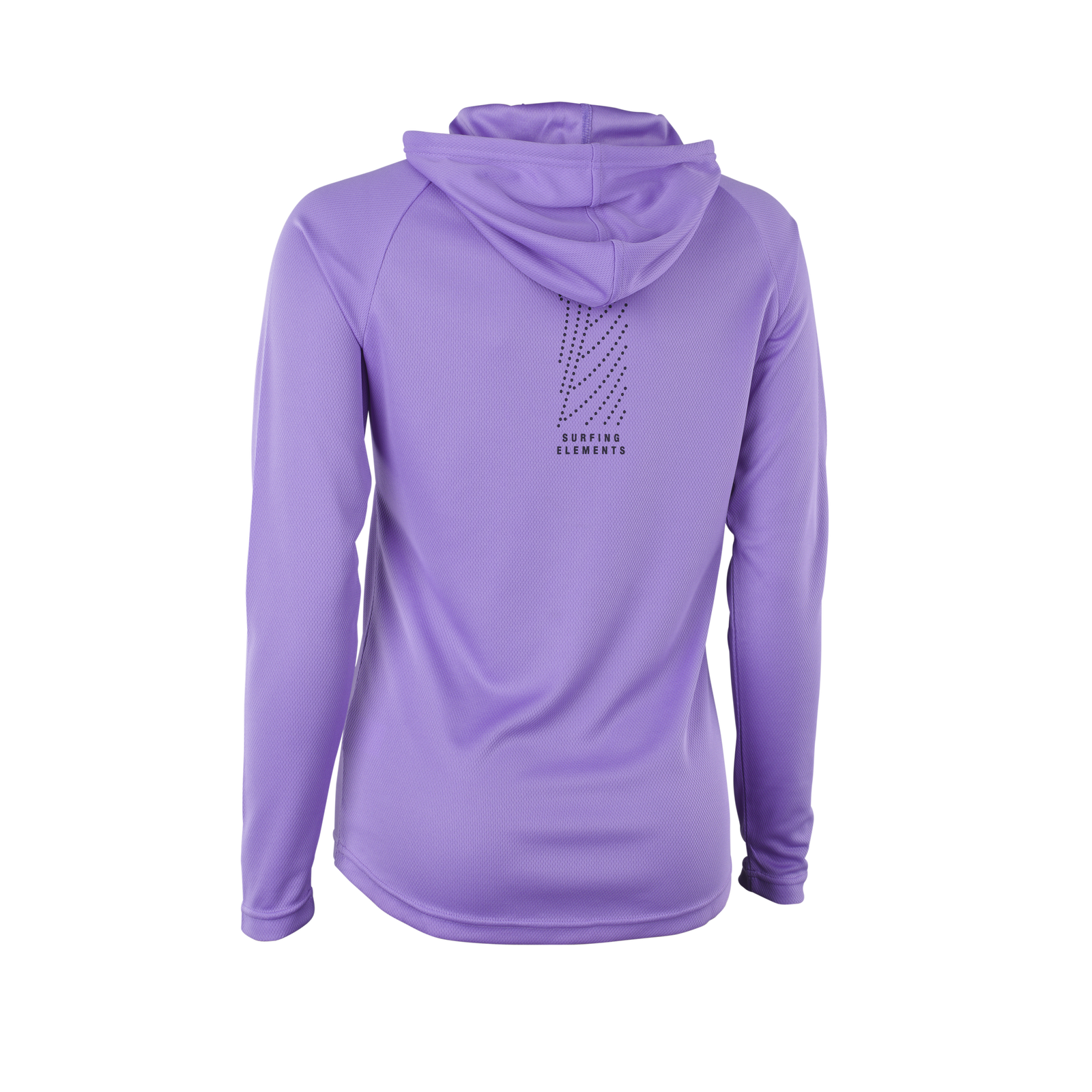 ION Water Wetshirt Hood LS Damen Langarm-Kapuzenshirt in lavendel — Rückenansicht