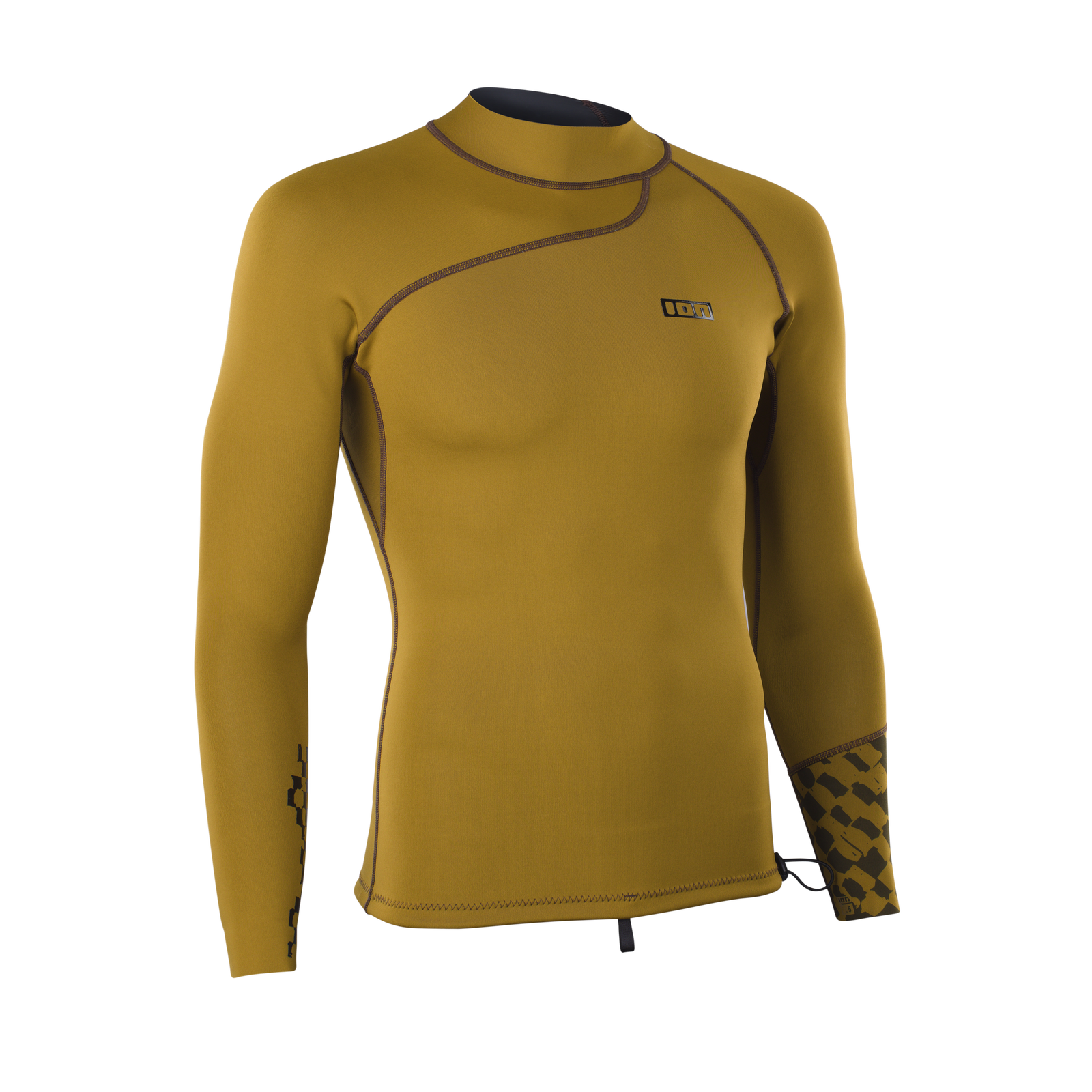 ION Neo Top 0.5 long sleeve neoprene top men in golden olive