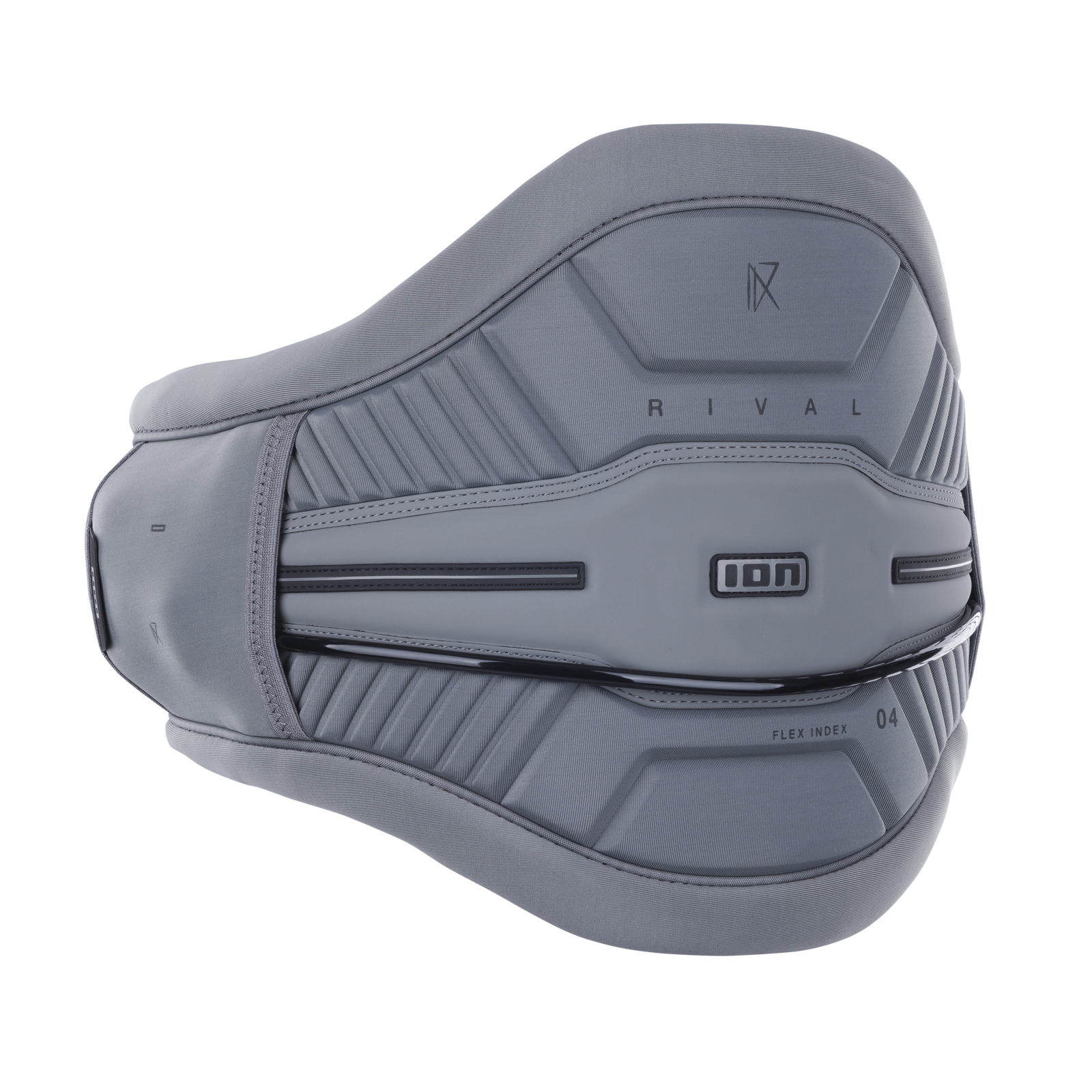 ION Rival waist harness in slate grey with Spectre Bar and EVA foam padding
