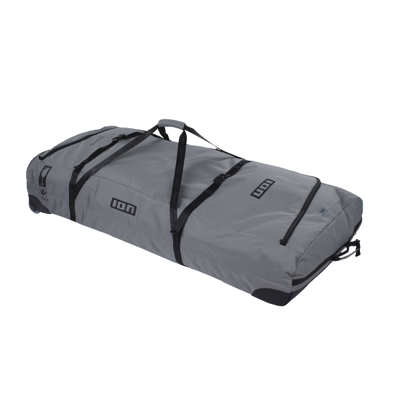 ION Wing Gearbag Core wheeled gear bag in slate grey with compression straps