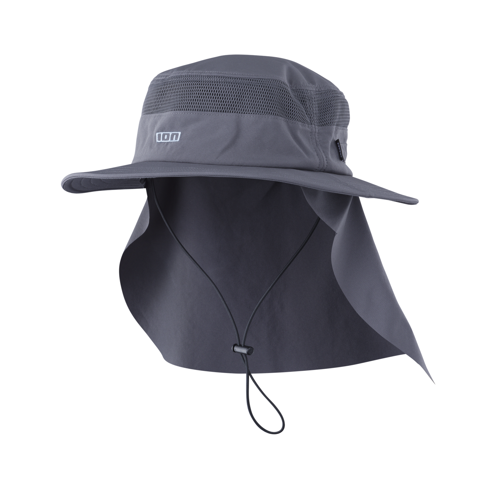 ION Water Safari Hat PRO chapeau de protection solaire taille unique en gris foncé avec protection nuque
