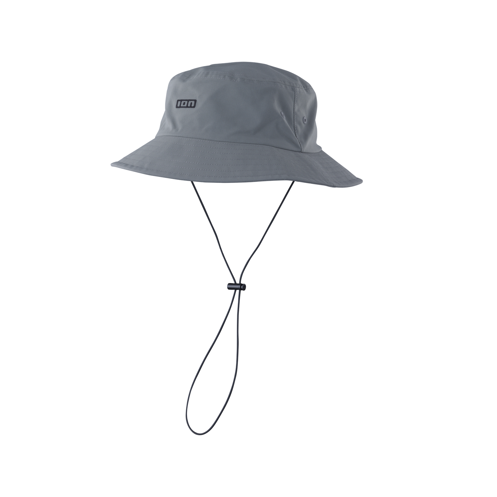 ION Water Cap Bucket Surf Hat taglia unica in grigio ardesia con cordino sottomento