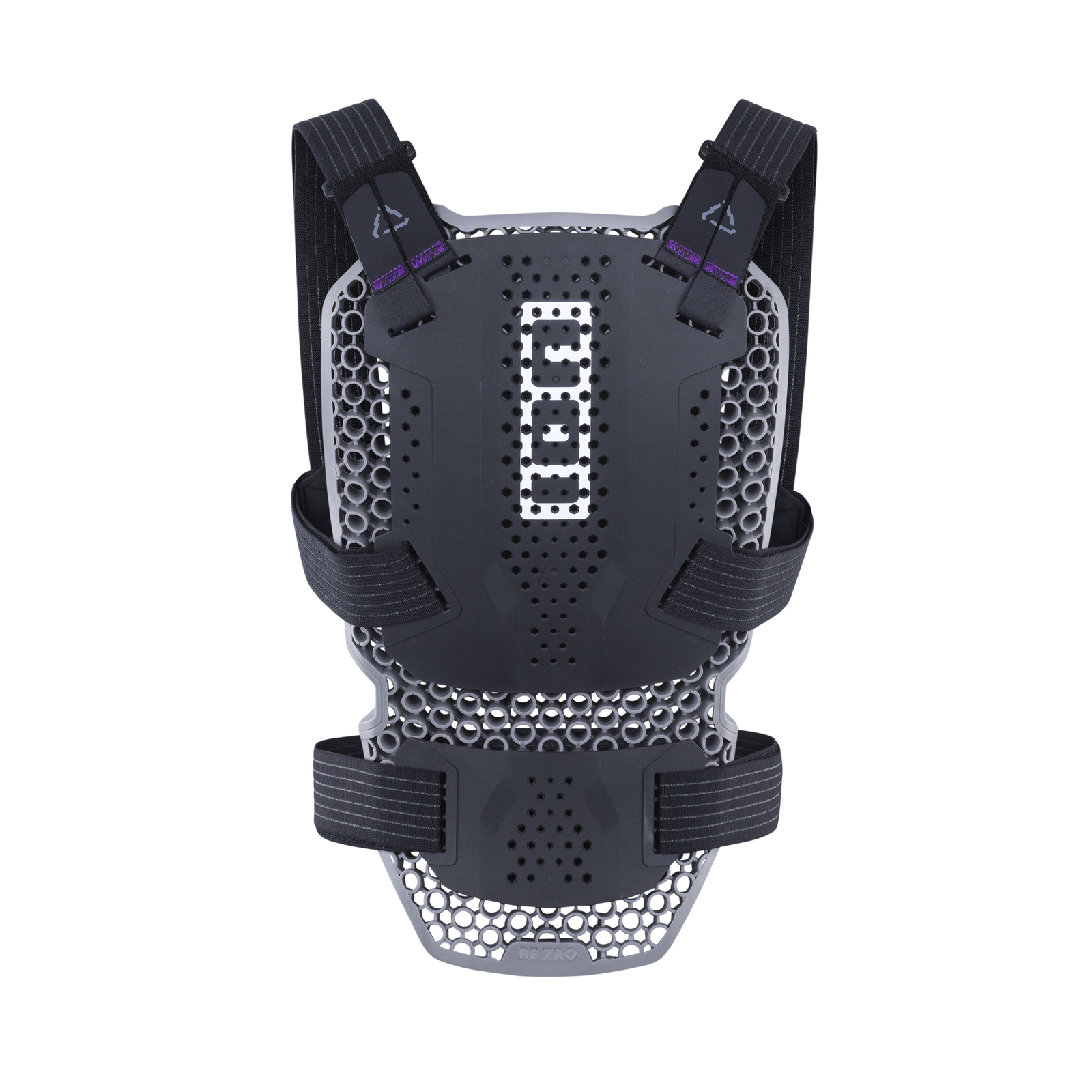 ION Bike ARCON HD back protector in black and dark grey with RE ZRO Level 2 protection and adjustable straps