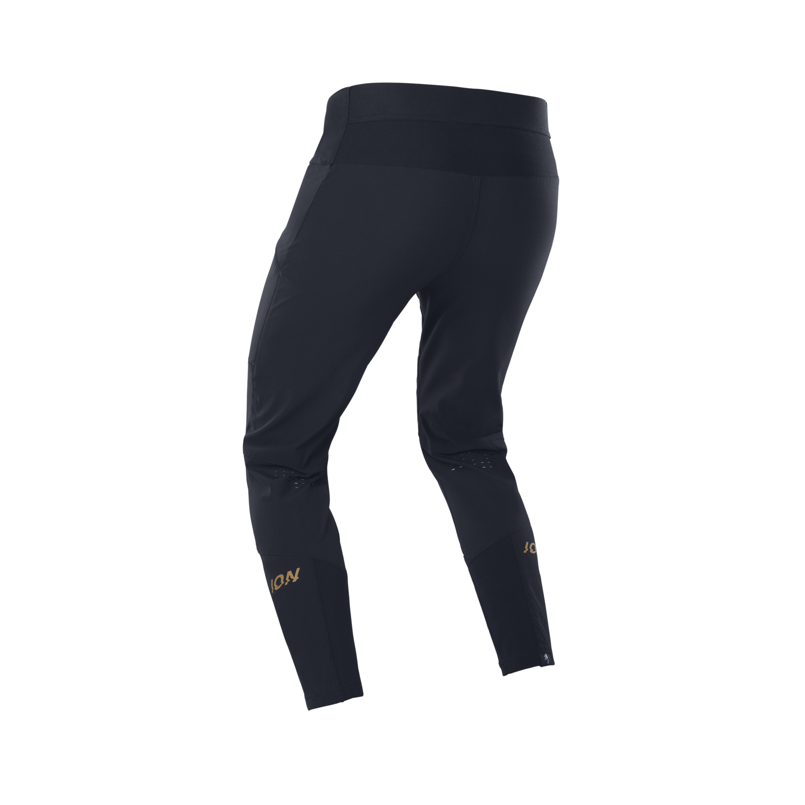 ION Bike Scrub unisex cycling pants in dark navy black for mountain biking – back view