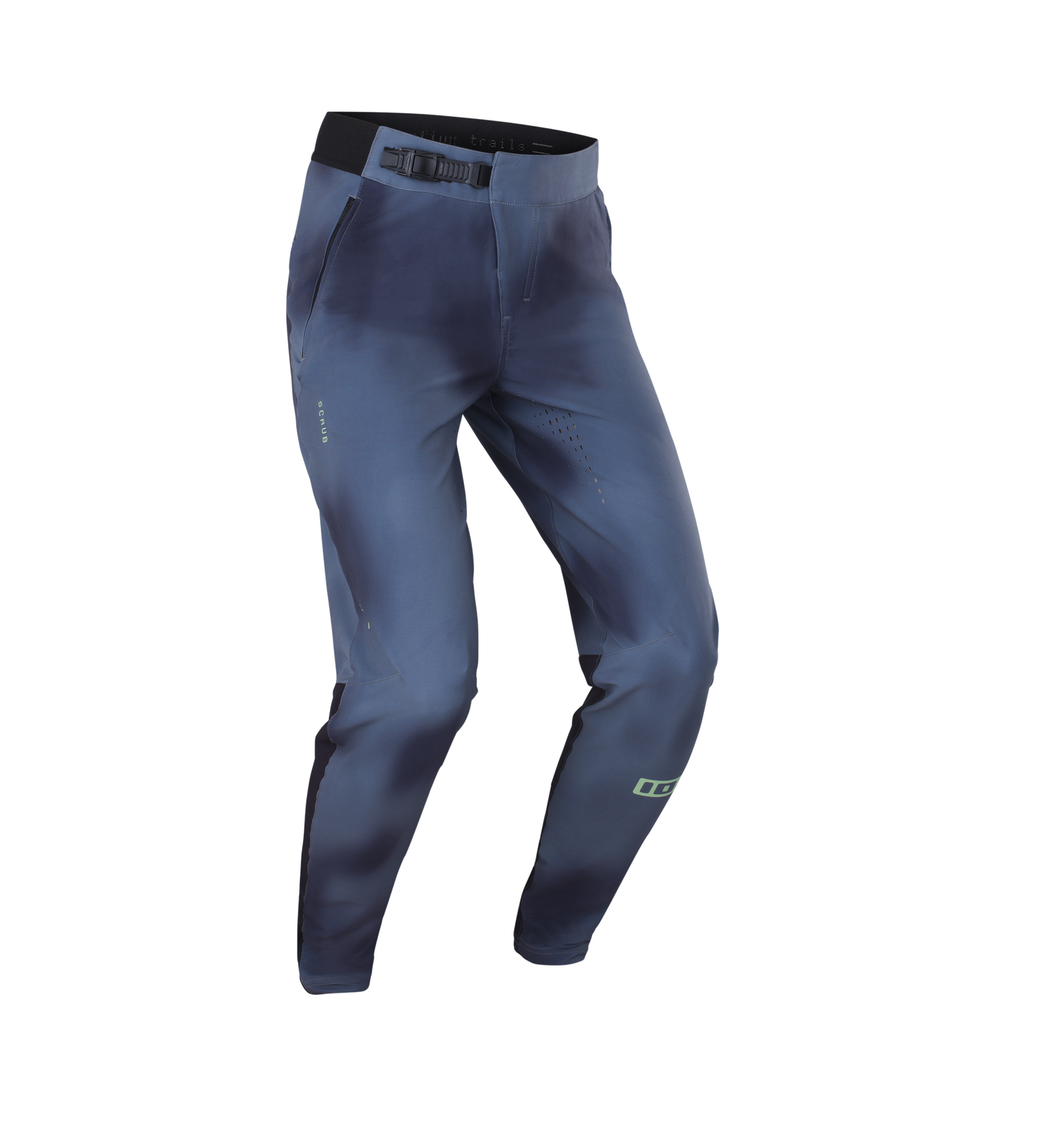 ION Scrub UTAH cycling pants in slate blue for freeride mountain biking