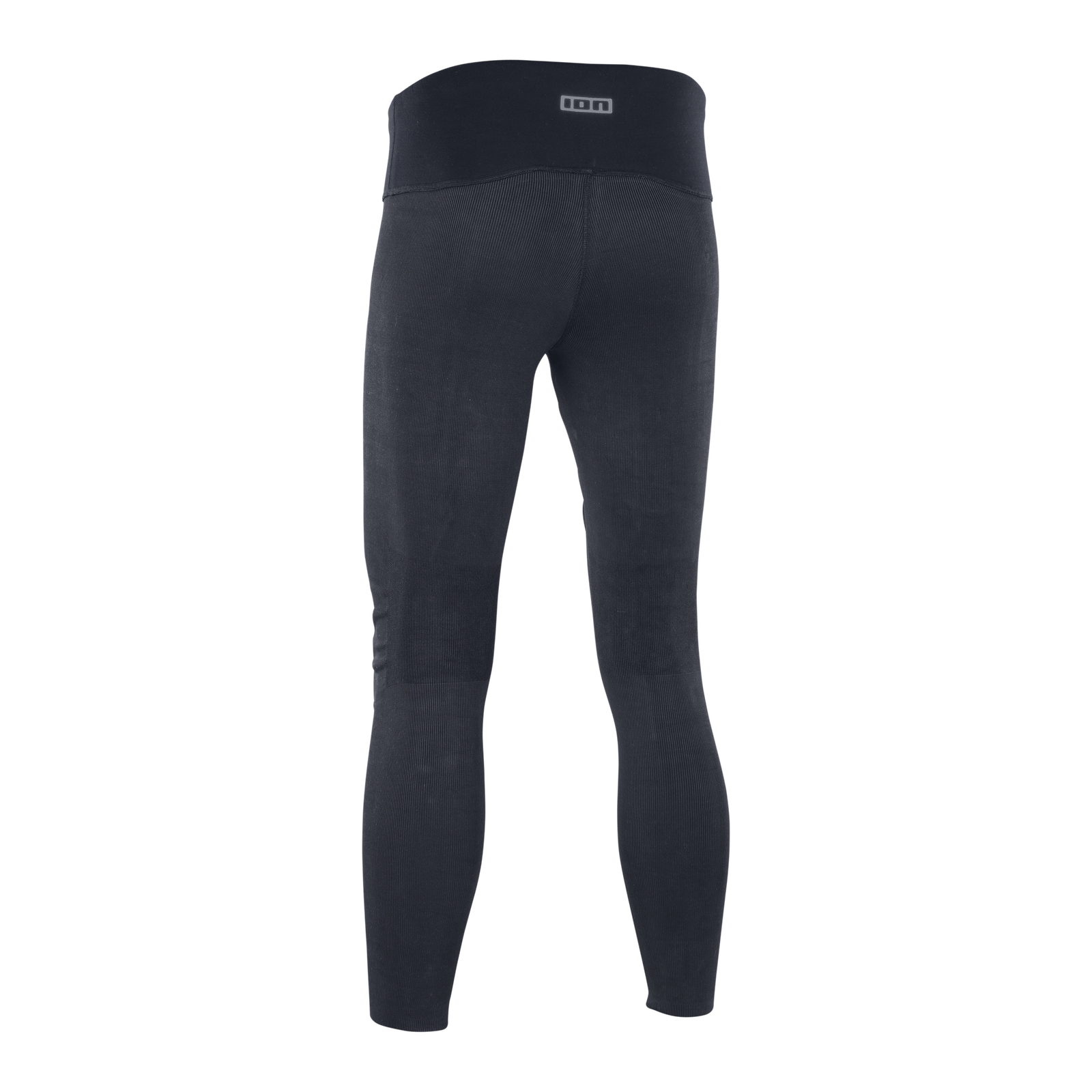 ION Water Bottom Tights Long Surf Shield unisex compression tights in dark charcoal, back view