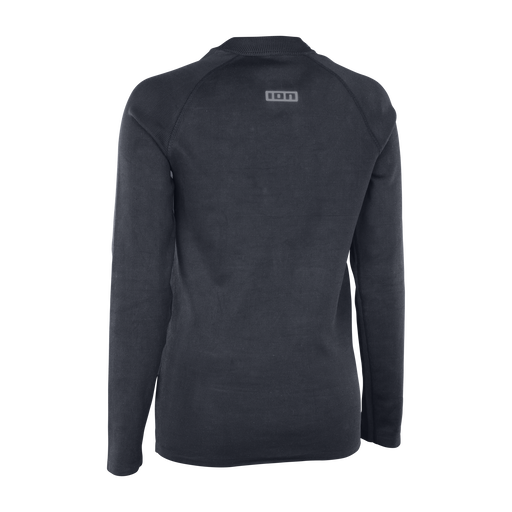 ION Surf Shield Rashguard Langarm in charcoal schwarz — Rückenansicht, schnittfest Level 4