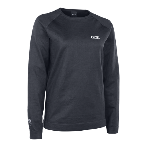 ION Wetshirt LS Surf Shield long-sleeve unisex rash guard in dark charcoal with cut protection level 4