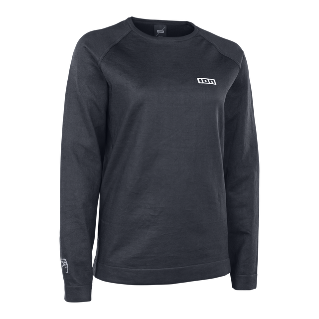 ION Wetshirt LS Surf Shield long-sleeve unisex rash guard in dark charcoal with cut protection level 4