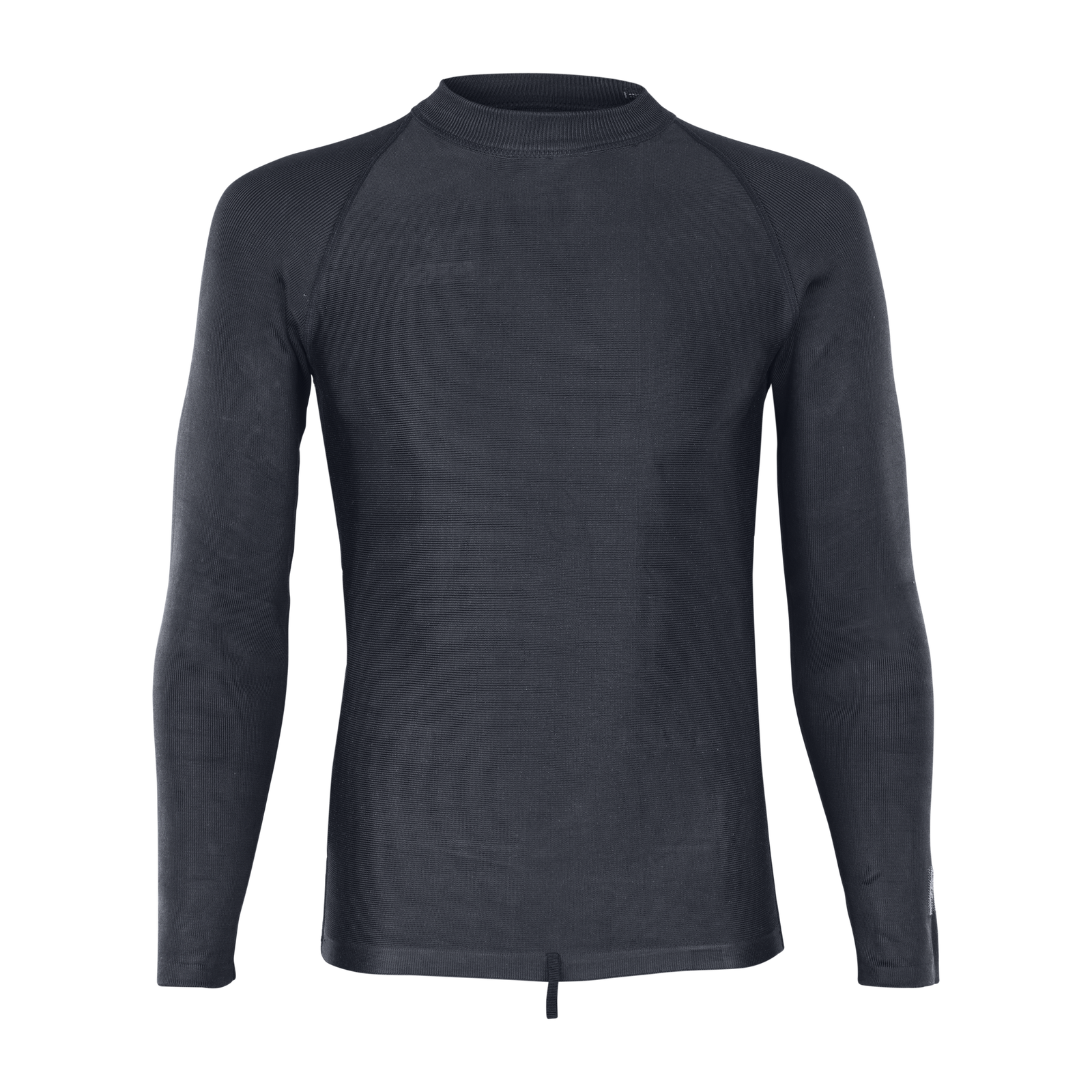 ION Surf Shield rashguard manica lunga unisex in nero carbone