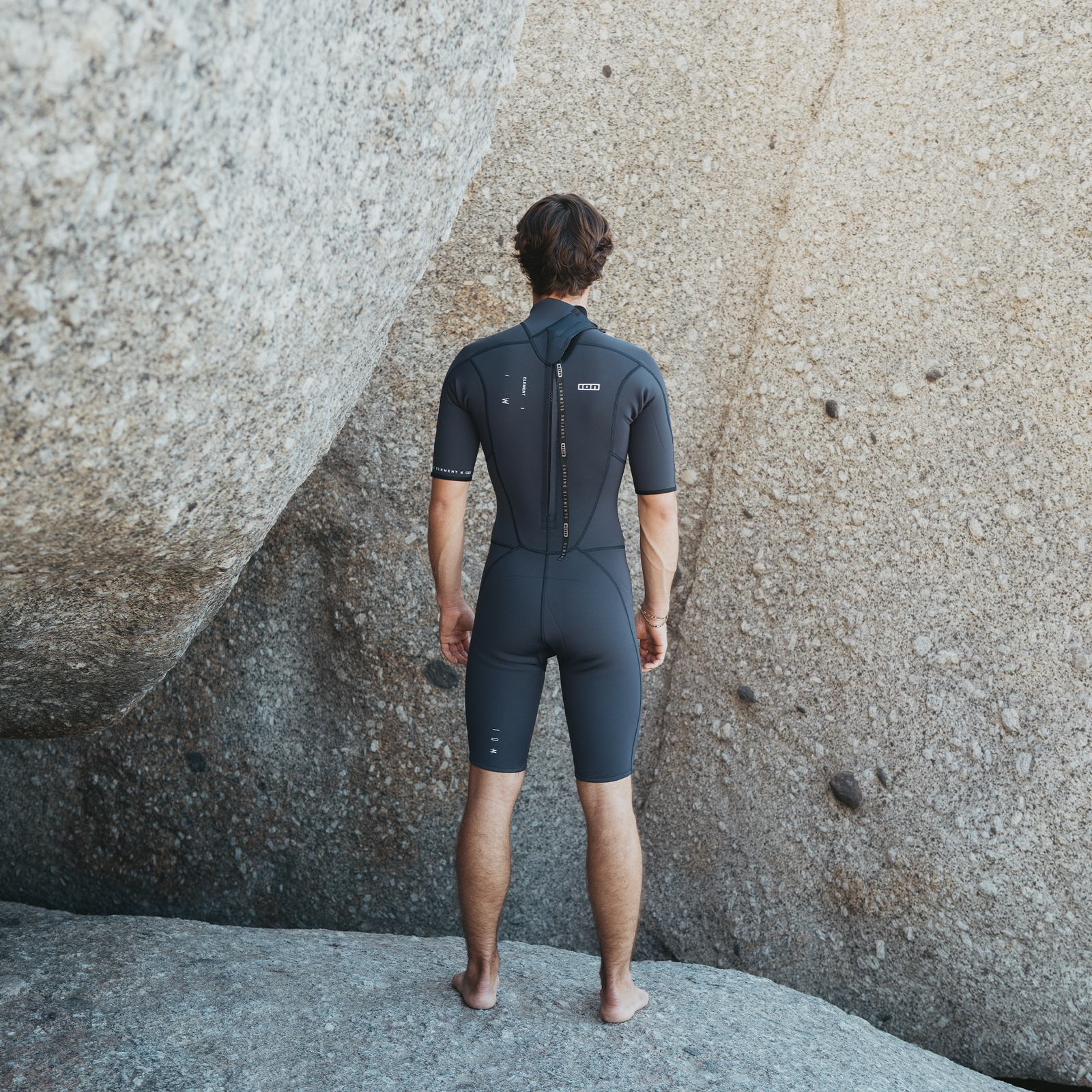 SHORT COMBINAISON　Y262-31043 / YENN Combinaison-short Homme manches courtes Element 2/2 Back Zip | ION