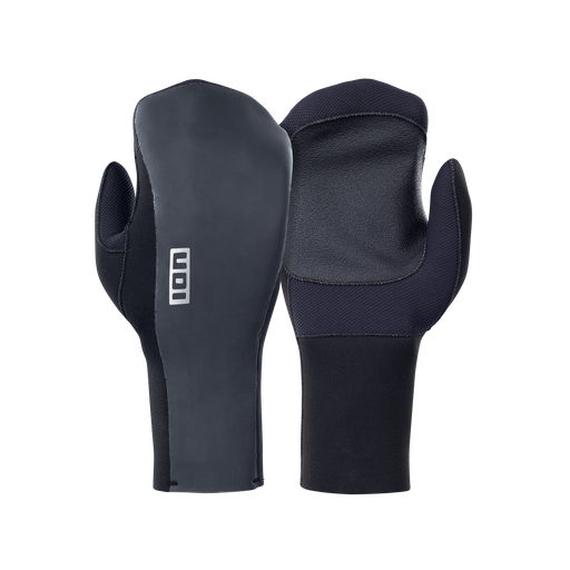 ION Arctic Mitten 5/4mm neoprene mittens unisex in dark charcoal black