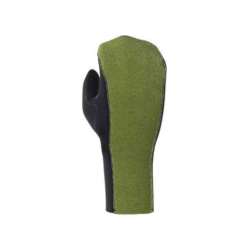 ION Water Arctic Mitten 5/4mm neoprene mitten in olive green and black