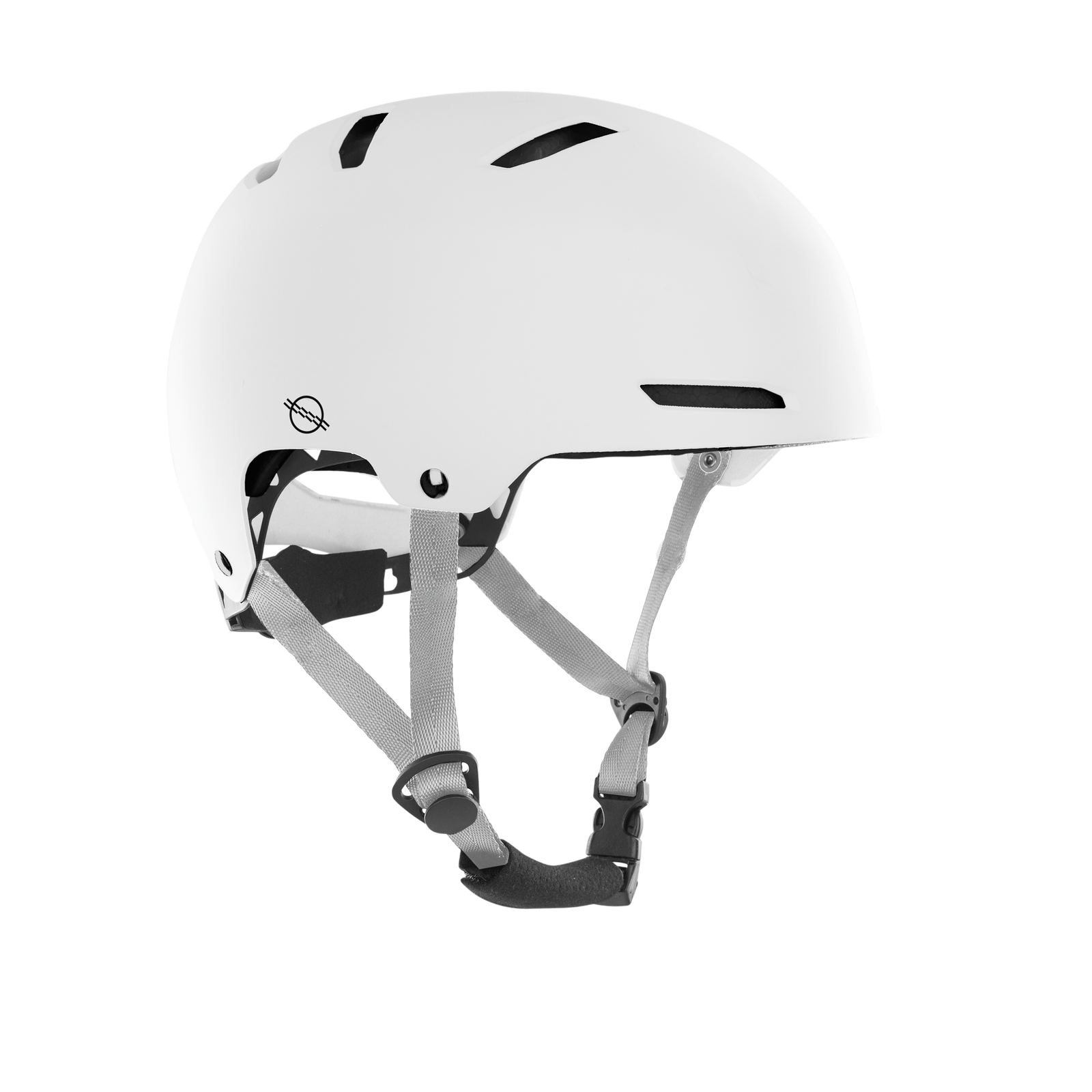 ION Slash Core helmet in white with 360° Fit system and ventilation slots