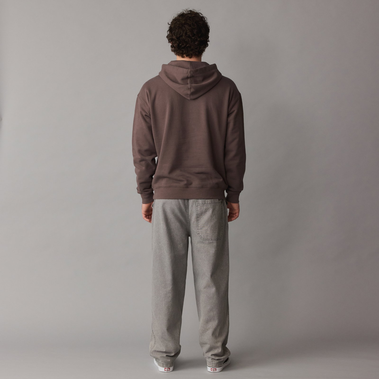 ION Ionic men's hoodie in driftwood – back view