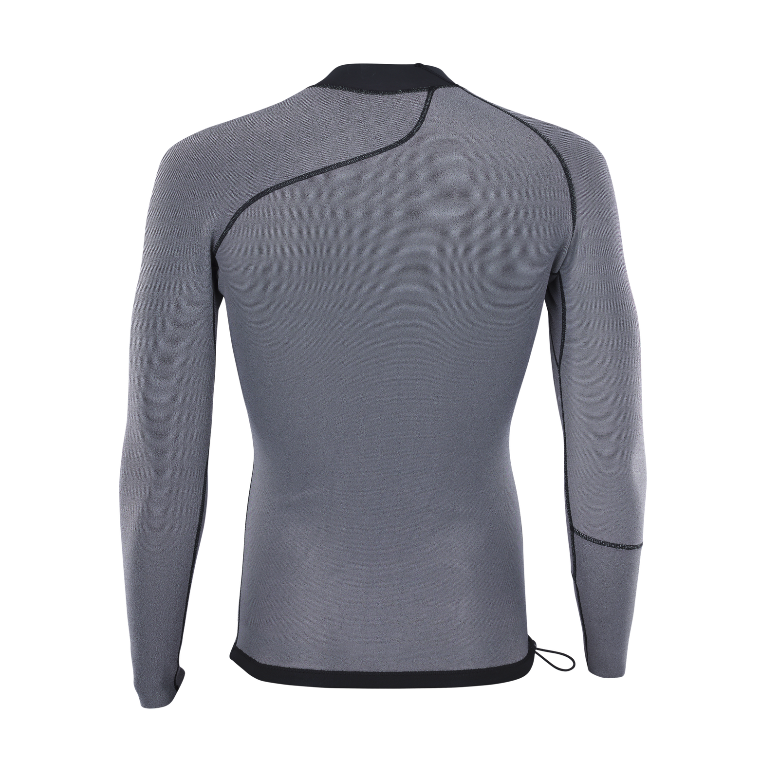 ION Neo Top 0.5 LS men's neoprene top in charcoal grey — back view