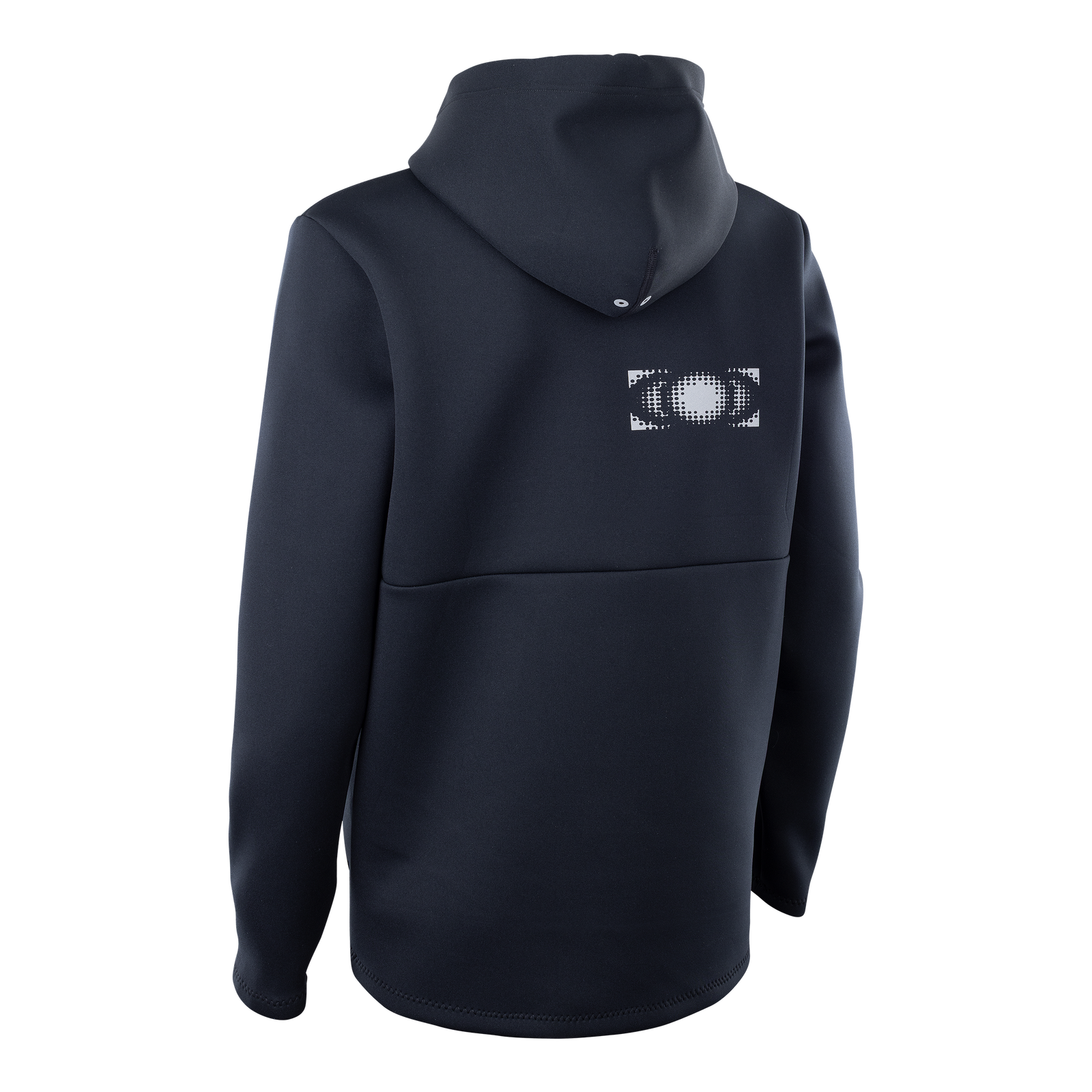 ION Neo Hoody Lite Herren Neopren-Hoodie 1 mm in schwarz – Rückansicht