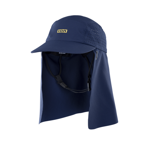 ION Surf Cap PRO onesize in navy with neck flap sun protection and ventilated crown
