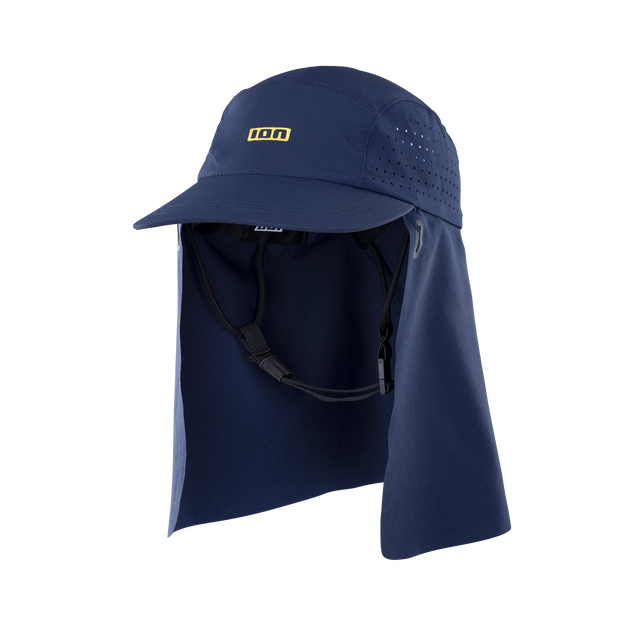 ION Surf Cap PRO onesize in navy with neck flap sun protection and ventilated crown