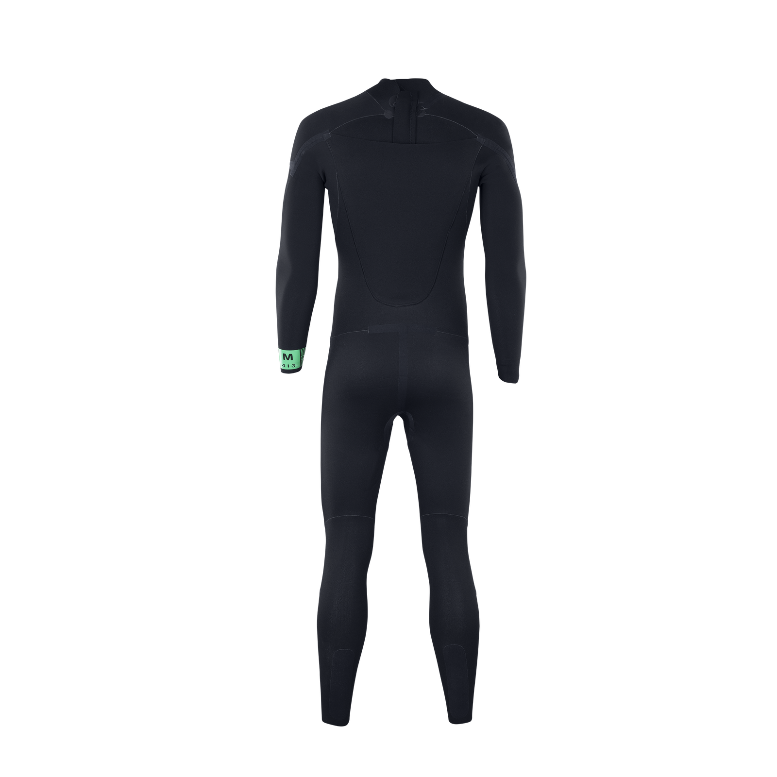 ION Base re Back-Zip Neoprenanzug unisex in schwarz – Rückansicht