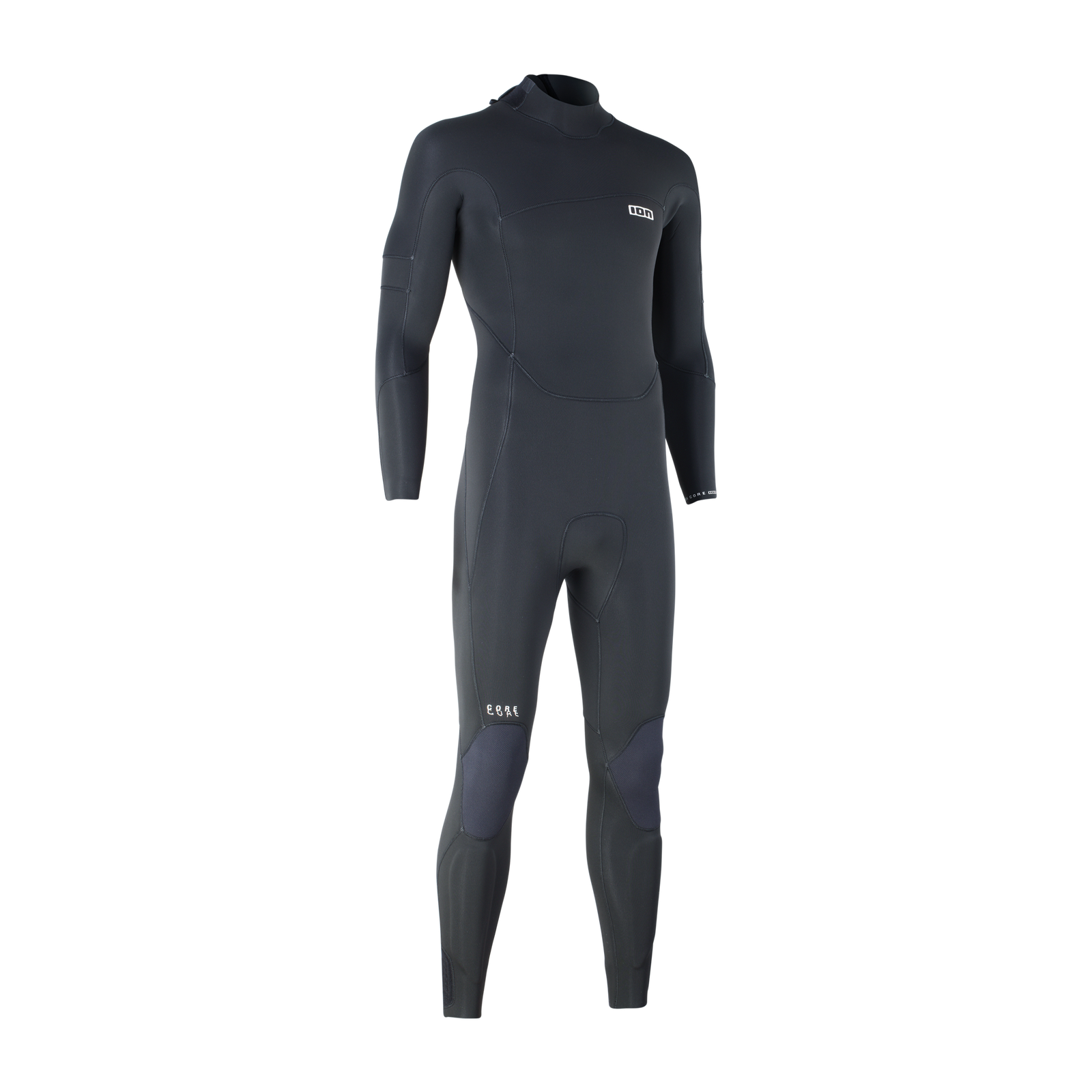 ION Seek Core 5/4mm back-zip men's fullsuit wetsuit in charcoal black