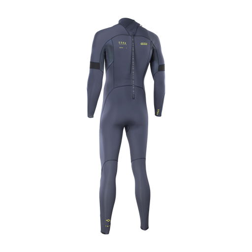 ION Seek Core 4/3mm Backzip Neoprenanzug Herren in schieferblau — Rückenansicht