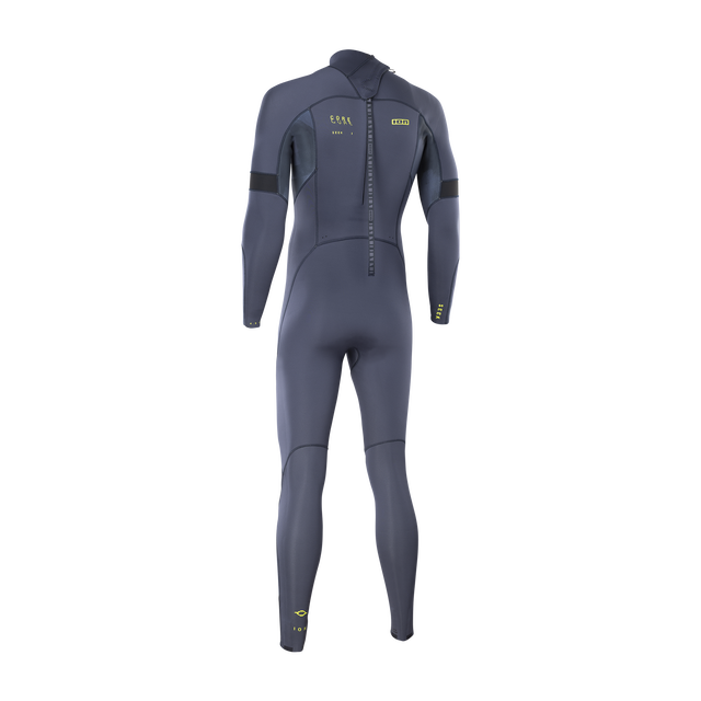 ION Seek Core 4/3mm Backzip Neoprenanzug Herren in schieferblau — Rückenansicht