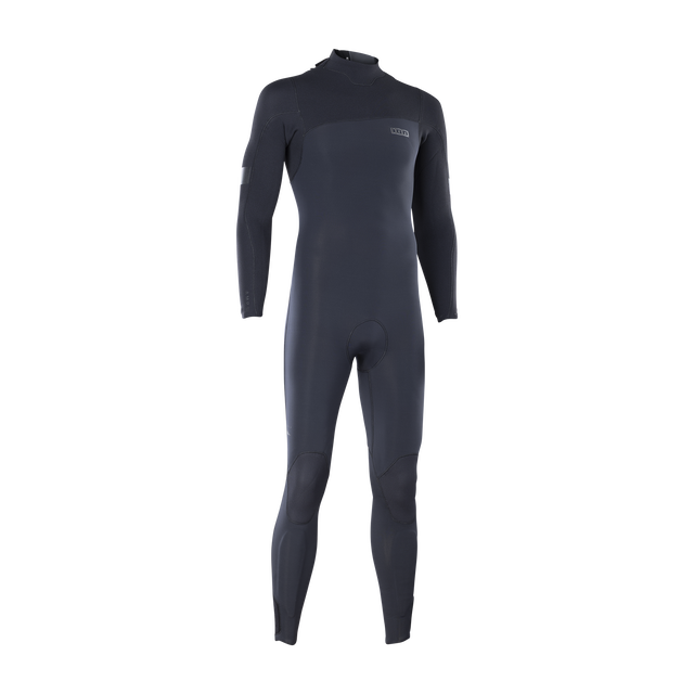 ION Seek Amp 4/3mm back-zip men's fullsuit wetsuit in dark charcoal
