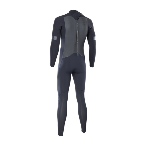 ION Seek Amp 6/5mm back-zip fullsuit men in black — back view