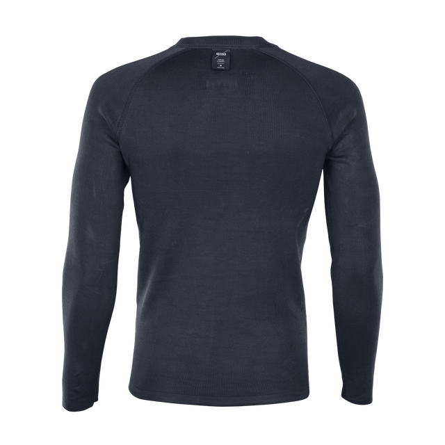 ION Surf Shield long sleeve rashguard unisex in dark charcoal — back view