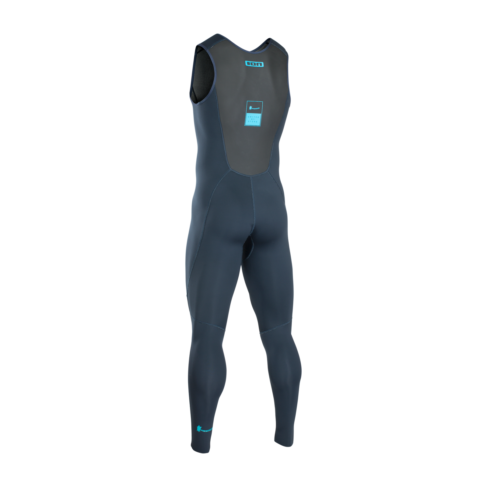 ION Long John 2,5 mm combinaison néoprène sans manches en bleu foncé, vue dos