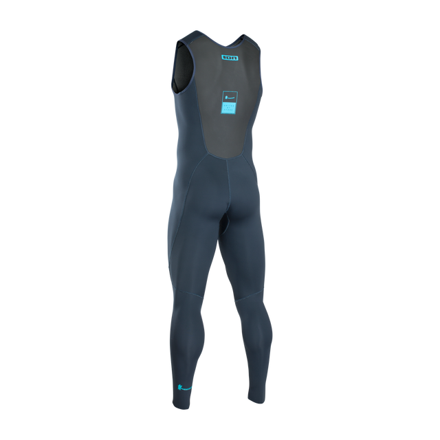 ION Long John 2.5mm pull-on long john wetsuit in dark blue, back view