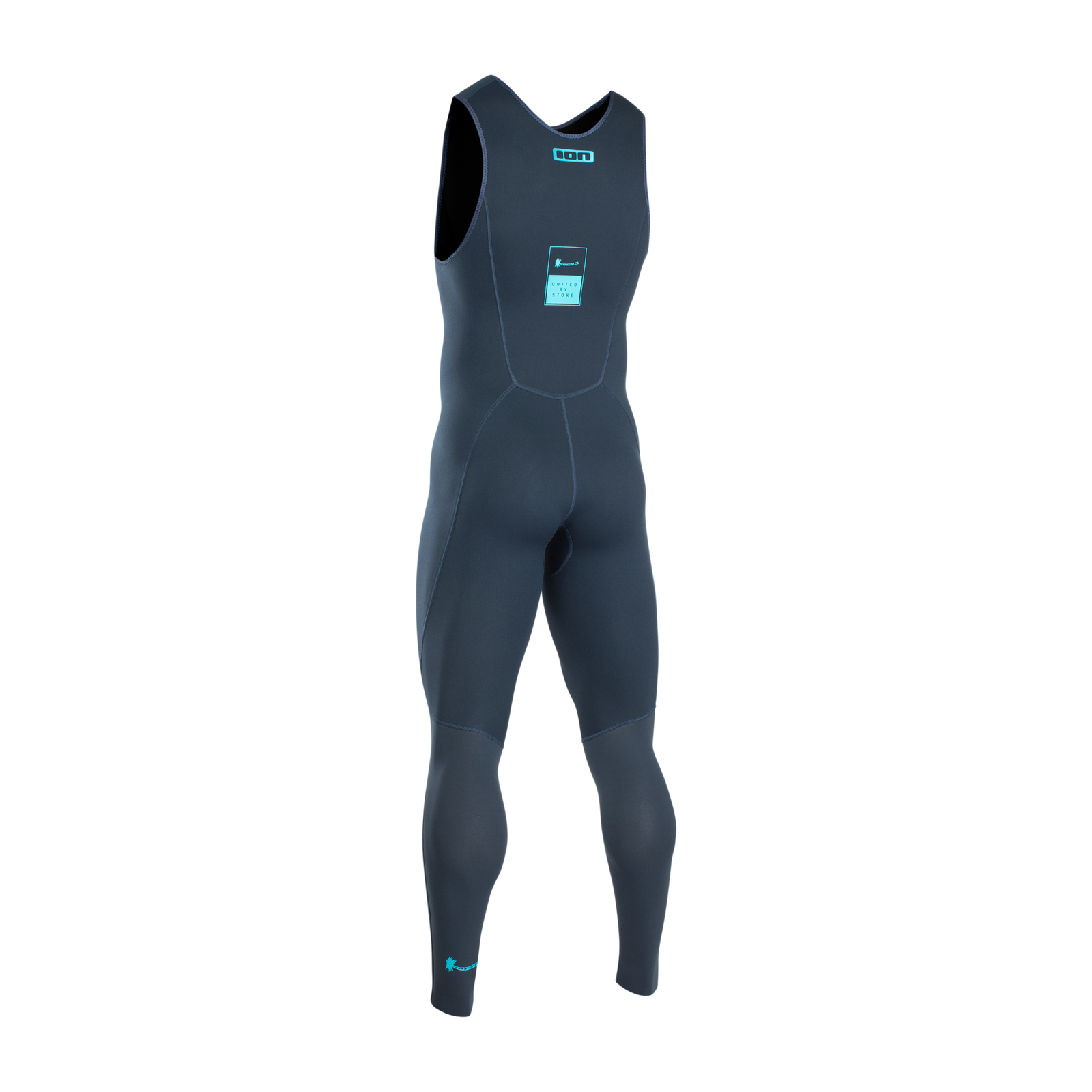 ION Element 2.0 Long John Neoprenanzug 2 mm ohne Reißverschluss in dunkelblau und türkis