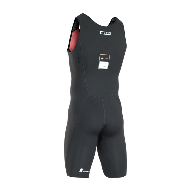 ION Monoshorty 2.0 DL combinaison néoprène courte sans manches pull-on en noir, vue arrière