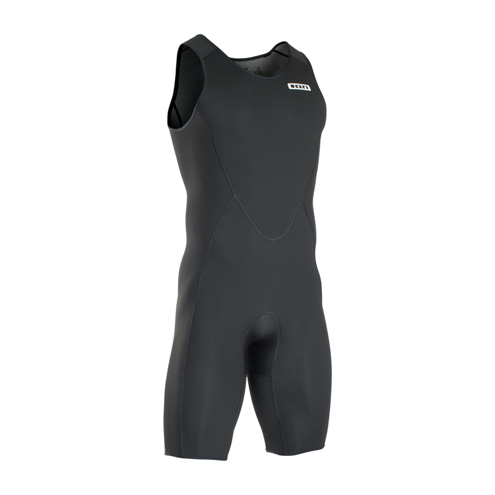 ION Monoshorty 0,5 mm ärmelloser Pull-on-Shortie in schwarz
