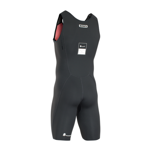 ION Monoshorty combinaison courte néoprène 0,5mm sans zip en noir, vue dos