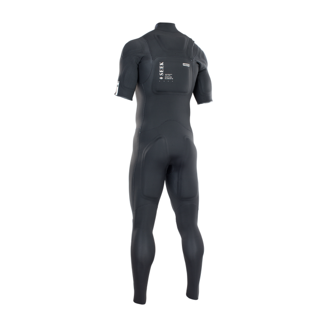 ION Protection Suit Steamer 3/2mm combinaison intégrale zip frontal manches courtes en noir avec protections