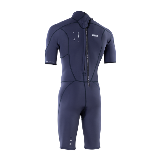 ION Element 2/2 mm Backzip Shorty Neoprenanzug Herren in dunkelblau