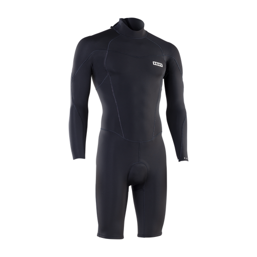 ION Element fato de neoprene shorty manga comprida 2/2mm com fecho traseiro em preto
