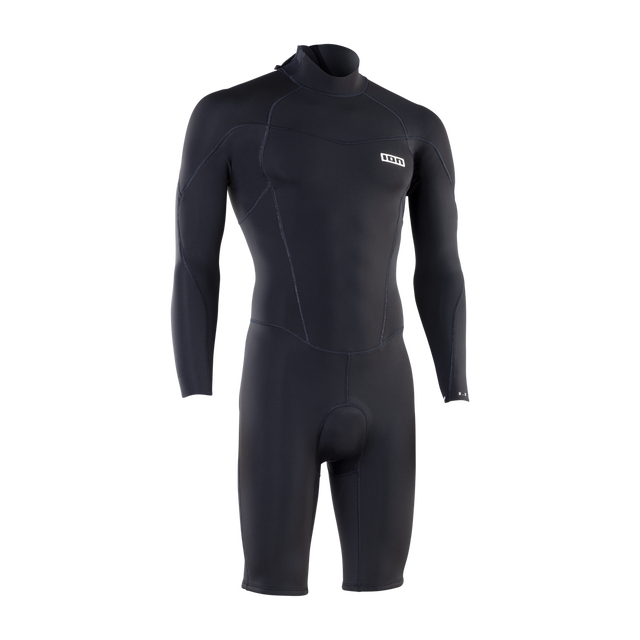 ION Element fato de neoprene shorty manga comprida 2/2mm com fecho traseiro em preto