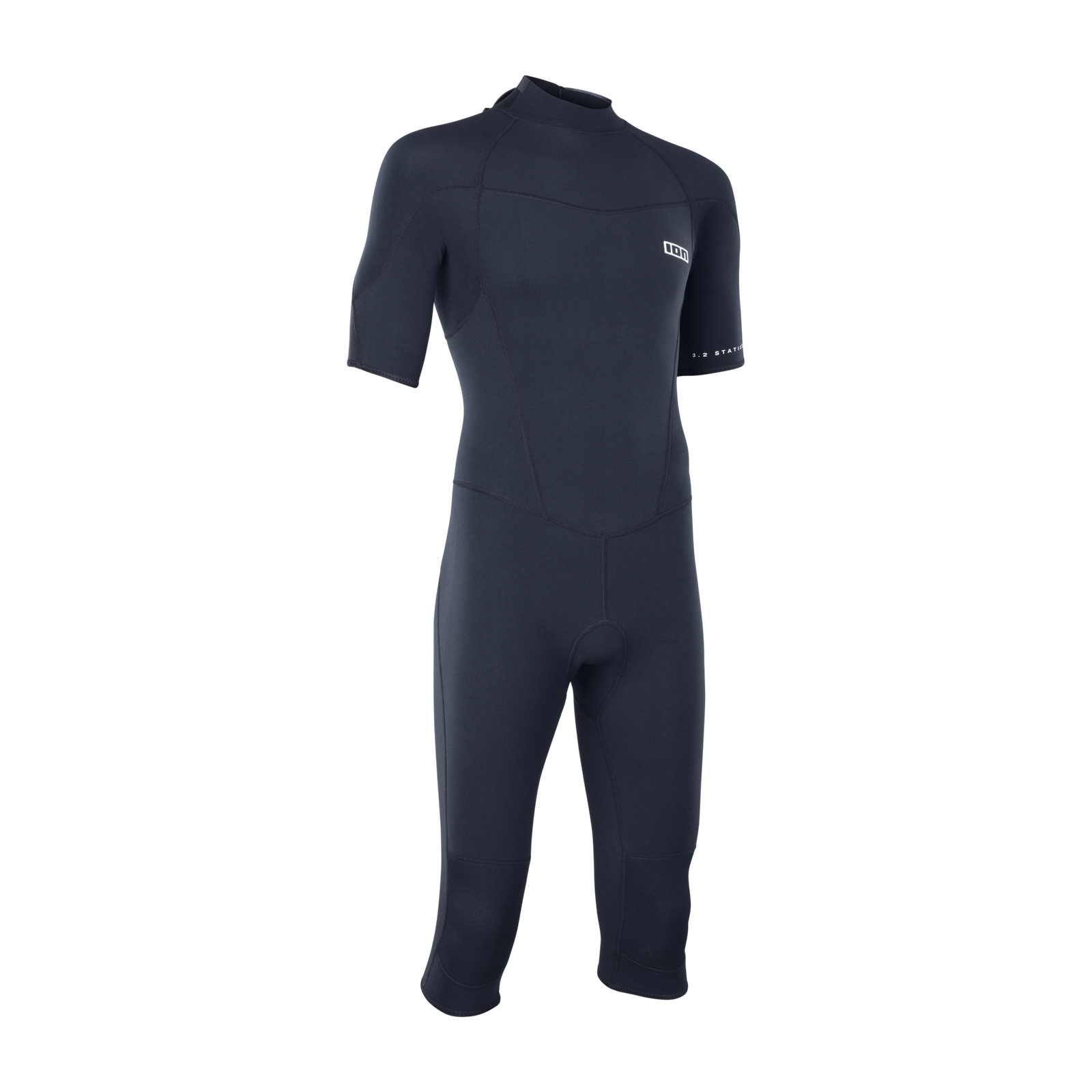 ION Static combinaison néoprène 3/2mm manches courtes zip dos overknee en noir