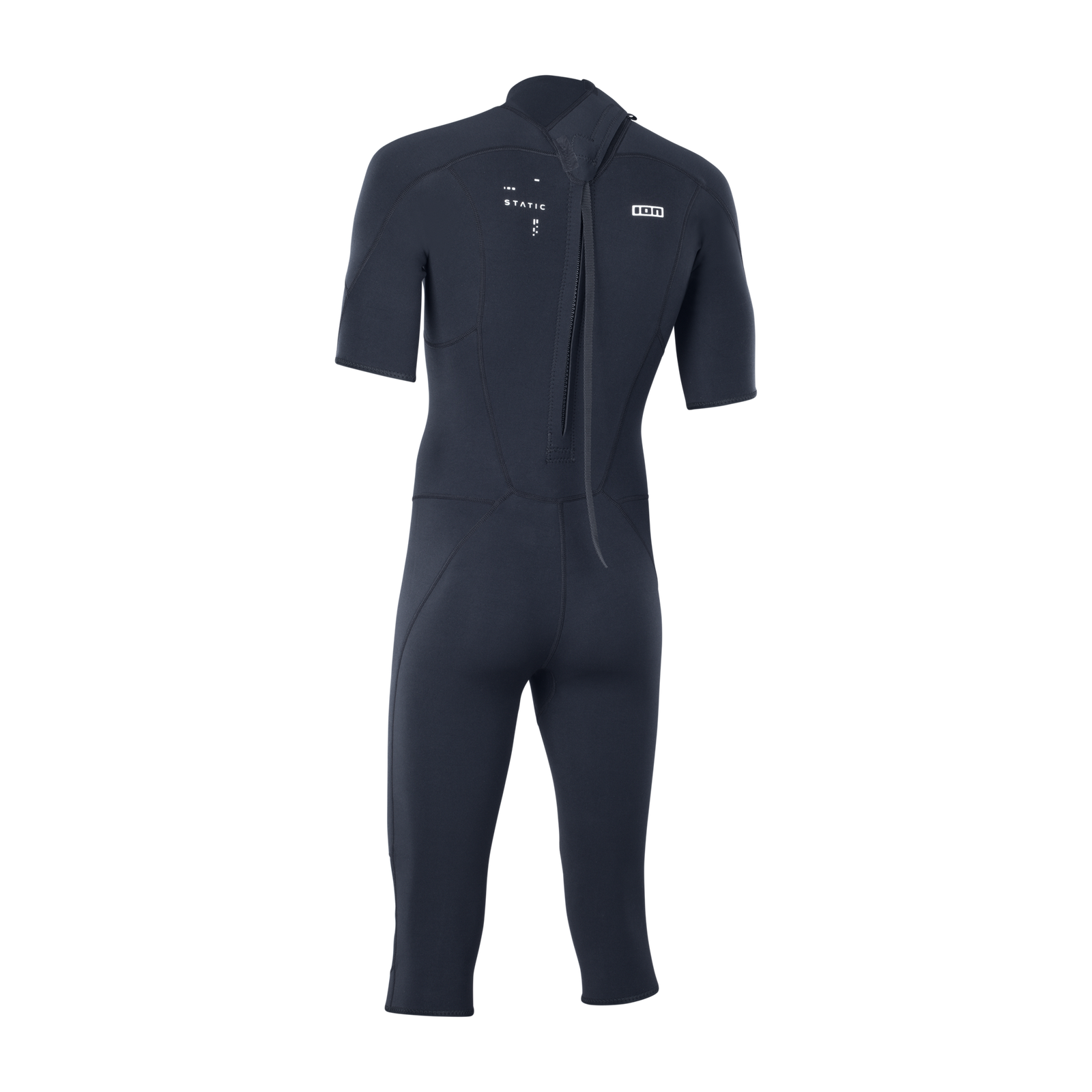 ION Static combinaison néoprène 3/2mm overknee zip dos homme en noir