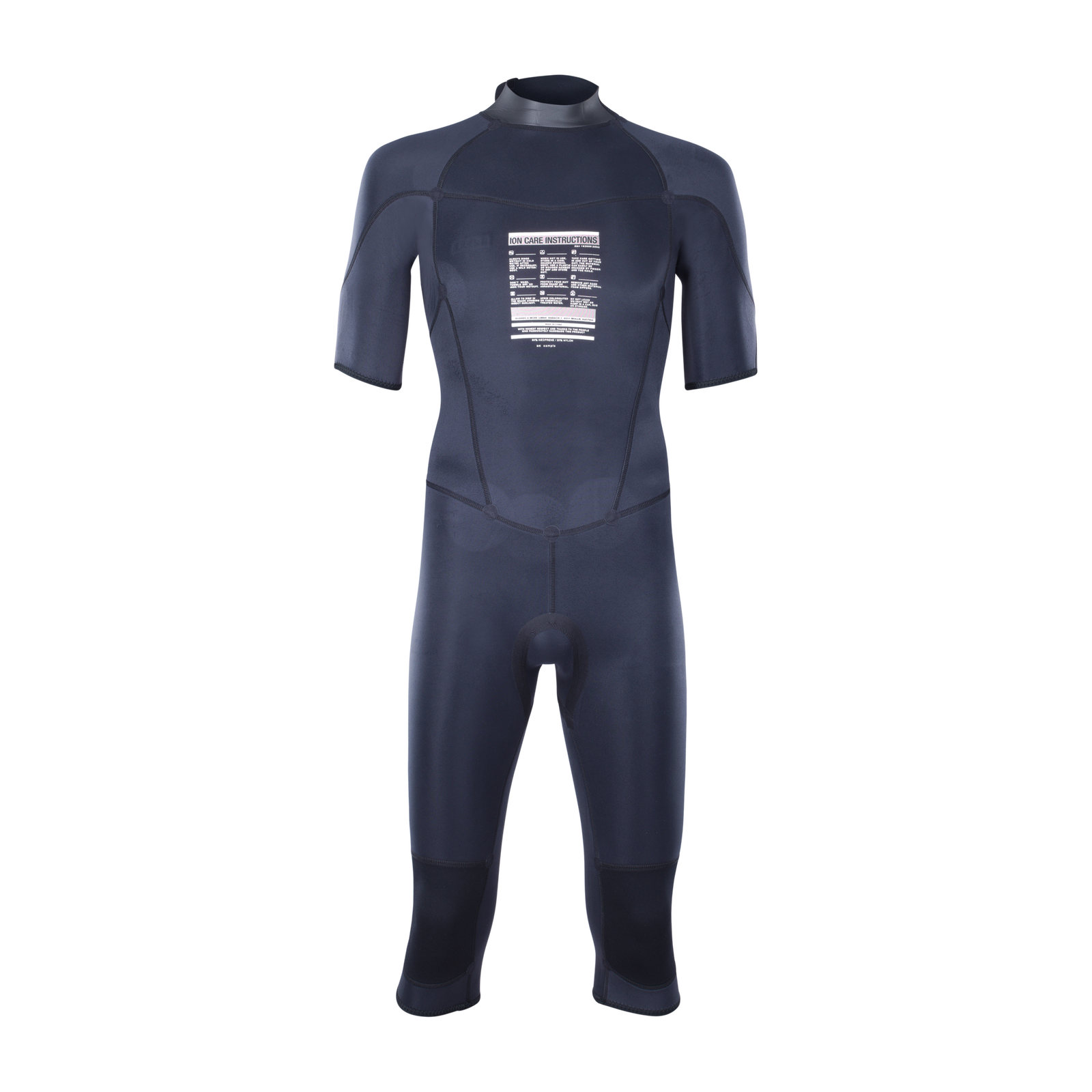 ION Static combinaison shorty néoprène 3/2mm zip dos overknee homme en bleu marine foncé